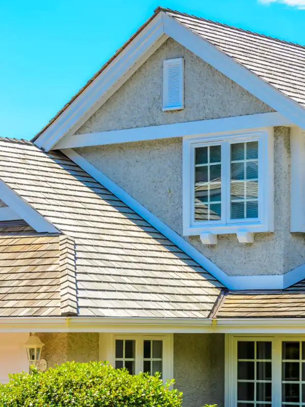 Finished cedar shake roofing project by cedar shake roofing contractor in the DMV area