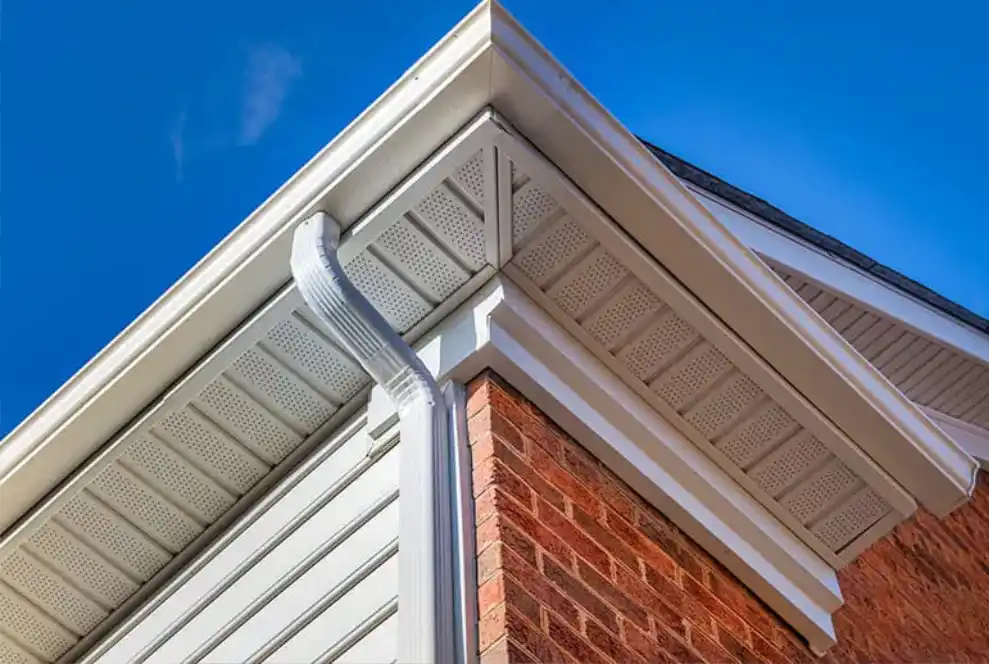 Installed gutter system engineered for Mid-Atlantic storms, debris, and freeze-thaw cycles