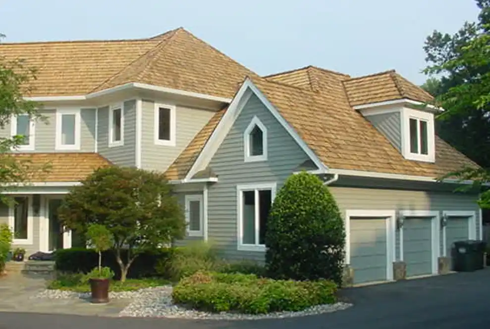 Natural cedar finished roofing project