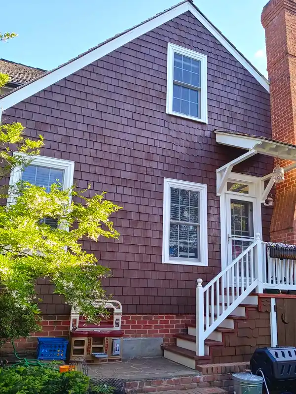 Finished siding installation by siding contractor on residential property in the DMV area