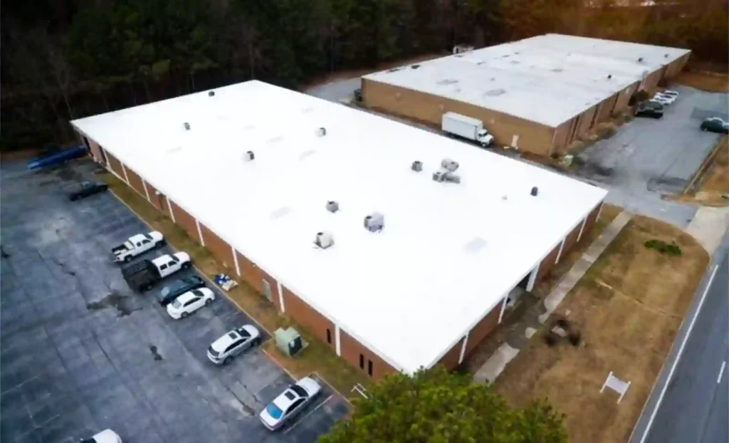 Commercial Flat Roofing project